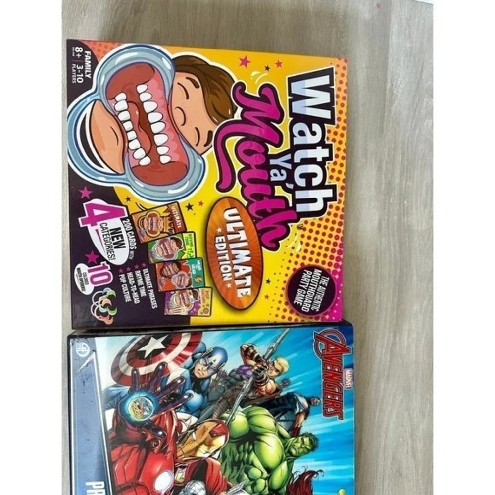 Watch Ya Mouth Ultimate Edition Party Game & Marvel Avengers 2 Prime 3D Puzzles